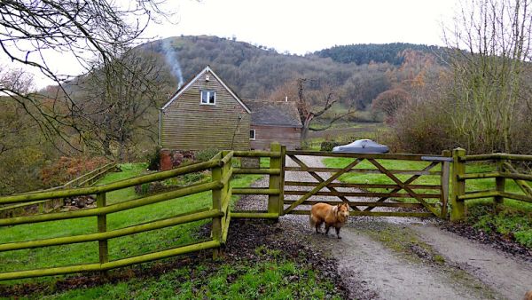 view of hills from near Pontesbury